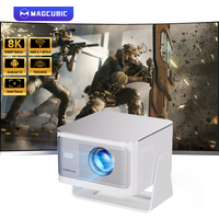 Magcubic HY350Max Sprachgesteuerter Tragbarer Projektor, 900ANSI Native 1080P Autofokus, Android 14 OS 8K-Unterstützung WiFi6 BT5.4 Heimprojektor