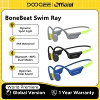 DOOGEE BoneBeat Swim Ray Bone Conduction Ear Hook Earphone Bluetooth 6.0 Waterproof Wireless Headphones Headset For Swimming
