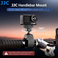 AliExpress JJC Handlebar Clamp Holder for DJI Osmo Action 5 Pro Osmo 360 Action 4 3 Motorcycle Mountain Bicycle Handlebar Mount Clip