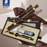 1 Set Limited Edition STAEDTLER German Automatic Pencil 925 35 Chocolate Brown 0.5mm Metal Mechanical Pencil Writing&Sketching