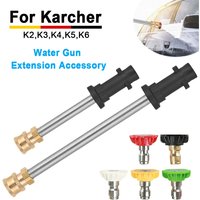 Pressure Washer Extension Wand Lance, 5 Color Nozzles, For Karcher K2 K3 K4 K5 K6, High Pressure Water Gun Extension Rod