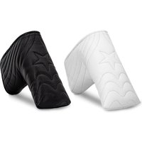 1pc Solid-Colored Stars Style Golf Putter Head Cover - Durable PU Club Protector for Outdoor Sports