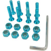 8pcs Skateboard Screws DIY Skateboard Hardwares Skate Board Screws For Installing Skateboarding Truck Color Plating Screws