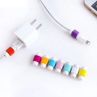 New data cable protective cover Apple Android durable universal charger thread cute anti-break protective cover 10/PCS