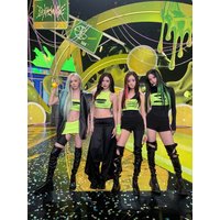Ning Art Green Tube Top Sexy Spicy Girl Style Shoulder Bared Dance Performance Clothing Cotton Material Spring Season