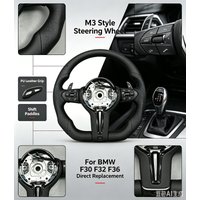 M Sport Lenkrad passend für BMW F30 F32 F36 3er 4er Serie M3 Look Lenkrad mit Schaltwippen ohne Airbag