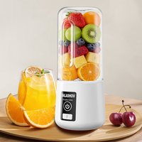 Tragbarer elektrischer Entsafter, kleiner Haushalt, wiederaufladbar, Gemüse, Obstmixer, Saftbecher zum Entsaften