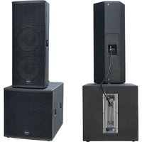 Outdoor Powered Professional Audio Class D Active Pa Speaker System With 5000 Watts DSP Digital Amplifier Module