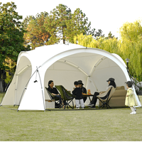 Large Outdoor Camping Tent Sunshade Shelter Weather Resistant Dome Canopy Windproof Waterproof Polypropylene for Eight People