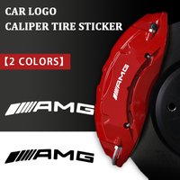 6pcs Car Brake Caliper Sticker PVC Decor Decals for MERCEDES BENZ AMG W203 W204 W205 W209 W210 W211 W212 W176 W166 W163 W221