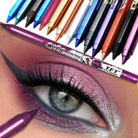 Pearlescent Matte Eyeliner Pencil Colorful Quick-dry Waterproof Eye Liner shadow Pen Long-lasting Smooth Eyeliner Gel Eye Makeup