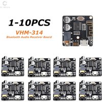 1-10pcs VHM-314 Bluetooth Audio Receiver Board Bluetooth 5.0 MP3 Lossless Decoder Board Wireless Stereo Music Module 3.7-5V