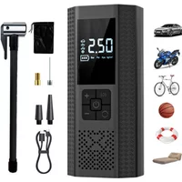 AliExpress HELLOLEIBOO 150PSI Car Wireless Inflator Portable Car Auto Inflator Small Sedan Tire Inflator Motorcycle Bicycle Basketball with Storage Bag