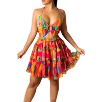 Summer New Women Elegant Dress Outfits Woman Casual Tank Top Sleeveless Knee Length Elegantes Female Vestidos