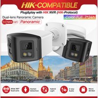 Hik vision kompatible 4mp Dual Light Panorama kamera poe ir eingebaut in Mikrofon Lautsprecher menschliche Erkennung Farbe Nachtsicht überwachung