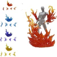 Diy Burning Flame Effect Action Figure Display Stand Support Holder For Bandai Saint Seiya Special Effect Toys