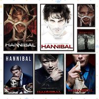 Kunstdesign Modernes Kreatives Hannibal Poster HD Wasserfestes PP Selbstklebend Ästhetisches Schlafzimmer Wohnheim Gaming-Raum Heim-Dekor Geschenk