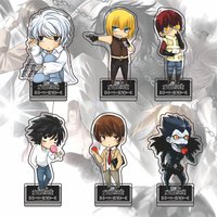 New Anime Death Note Acrylic Keychain Model Figure Cosplay Birthday Fans Christmas Desk Decor Plate Gift