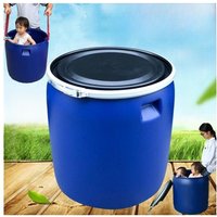 Aosd 150L Thickened Plastic Fish Bucket with Half-Length Water Storage Bucket for Seafood Home Use Fish Tank