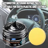 Car Interior Restorer Wax Glossy Surface Repair Agent for Scratched Plastic Leather Filling Paste Dashboard Plastic Surface Repa