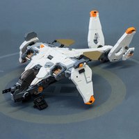 Phantom Titan MOC Building Blocks, Stealth Stryder Mech with Fully Poseable Joints, Cloaking Robot Model for Adult Collectors