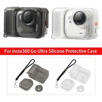 Camera Case For Instar Go Ultra Shockproof & Anti-Slip Silicone Protective Case Lens Cover Action Camera Accessories