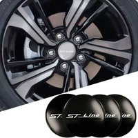 Car Wheel Center Hub Cap Cover Emblem Badge Sticker for Ford ST-line Focus 2 3 Mondeo Ecosport Kuga Mk4 Fiesta Mk3 Accessories