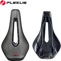 AliExpress plselis PLSELIS New PU Leather Bicycle Cushion Short Nose Hollow Breathable Comfortable Shock Absorbent Waterproof Genuine Saddle PS2095