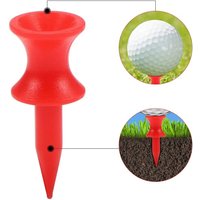 50 Pcs Golf Tees Professional Height Control Castle Tee Plastic Tees Step Various Heights Ideal Golf Gifts For Golf Lovers