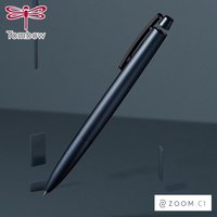 New TOMBOW ZOOM C1 Ink Ballpoint Pen/Mechanical Pencil Light Suspension Aluminum Rod Black 0.5mm High Quality Stationery