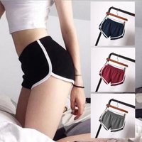 2026 Damen Sommer Yoga Strandshorts Sportshorts Damen Freizeitshorts Einfarbige Modische Bonbonfarbene Hot Pants Shorts
