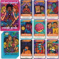 sishui What is Bagua?80 Bagua Tea Oracle Card Deck for Beginners Oracle Card Tarot Set for Karma, Twin Flames, Love, Friendship