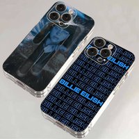 Hit Me B-BillieS Eilish Silicone Phone Case Material For iPhone 17 16 15 11 12 13 14 Pro Max Mini Plus Soft TPU