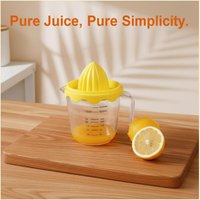 1Pcs Manual Fruit Juicer Hand Squeeze Citrus Lemon Extraction Easy Handle Lightweight Kitchen Gadget for Outdoor Portable Use