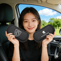 Car Interior Leg Knee Rest Pad Leather Cushion Tire Valve For Peugeot 206 307 308 3008 207 208 407 408 4008 508 2008 5008 301