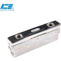 IceManCooler Full Nickel Micro Channel Direct Touch Memory Chip RAM Armor Water Block,2 RAM Socket Overclock Copper Cooler,G1/4"