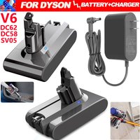 V6 -Batterie für Dyson, 21,6 V 6000mAh Batterie für Dyson V6 V6 -Vakuumreiniger DC58, DC59, DC62,650,770,880, SV03, SV04, SV05, SV06, SV07, SV09, SV09