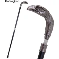 Silver Eagle Long Head Totem Walking Stick with 26cm Hidden Sword Self Defense Fashion Cane Sword Cosplay Crosier Stick 93cm