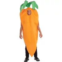 Carnival Party Adult Cosplay Vegetable Carrot Costumes for Halloween