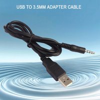 1M 3.5mm Mono Male To USB Power Cable Jack 3.5mm 2 Pole To USB Charging Cable USB To 3.5mm Adapter Cable