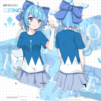 2025 Anime Touhou Project Cirno Cosplay 3D Print T-Shirt Fashion Kid Cartoon Tees Summer Men Women Harajuku Short Sleeve Y2k Top