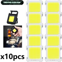 LED COB CHIP for USB Portable Mini keychain Camping Light Pocket Flashlight Outdoor White Light DC3-4V 5-15W 500-1500lm 10pcs