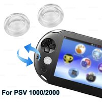 2pcs/4pcs Silicone Thumbstick Analog Grip Cover For PSV1000/2000 Console Caps Repair Parts Protector Case Game Accessories