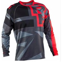 AliExpress NONE New Summer Motorcycle Off-road Shirt Men's Breathable Mountain Bike MTB Long Sleeved Racing Adult and Children's Same Style