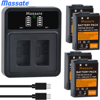 Massate EN-EL25 EN EL25 ENEL25 Rechargeable Li-ion baterry +USB Dual Charger for Nikon Z50 Z30 Z50 II ZFC Z 30 Z FC Cameras