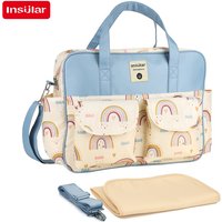 OutdoorsCartoon Waterproof Tote Fashion Mommy Bags Oxford Fabric Travel Women Handbag Shoulder Bag Large Capacity Diaper Bag