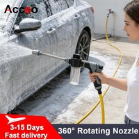 360° Rotating Nozzle High Pressure Water Gun Car Wash Kit Auto Cleaner Garden Hose Sprinkler for Washing And Watering