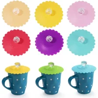 Durable Reusable Silicone Heat Preservation Anti-dust Suction Lid Cup Cover Sealed Cover
