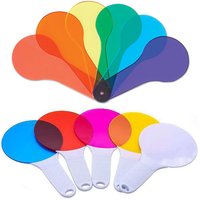 Color Paddles for Learning Colors Mixing Optical Filter Plates Cognition Educational Science Toys Kids Classroom Supplies