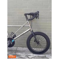 AliExpress SILVEROCK Carbon Fork 20in 406 451 Flat Mount Disc Brake Caliper 74mm 100mm for FNHON DAHON JAVA Minivelo Bicycles 450mm Long